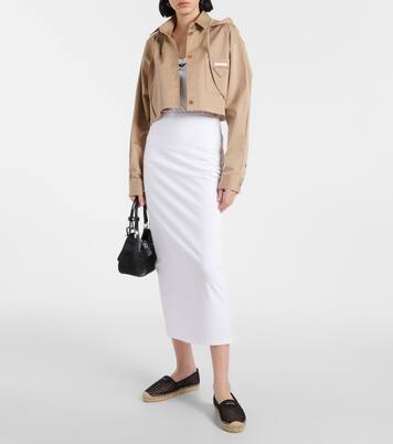 Logo crochet espadrilles | Prada