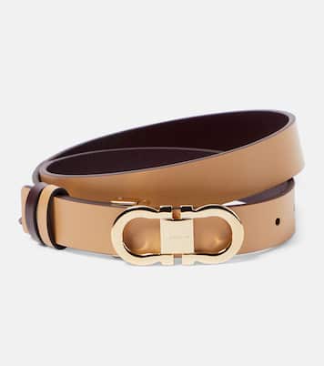 Gancini reversible leather belt | Ferragamo