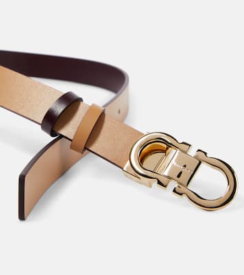 Gancini reversible leather belt | Ferragamo