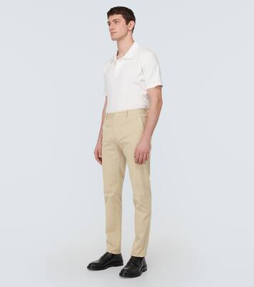 棉质混纺斜纹裤 | Zegna