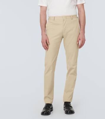 棉质混纺斜纹裤 | Zegna