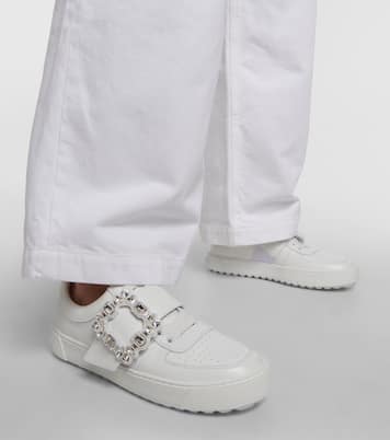 Verzierte Sneakers Very Vivier aus Leder | Roger Vivier