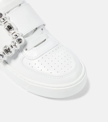Verzierte Sneakers Very Vivier aus Leder | Roger Vivier