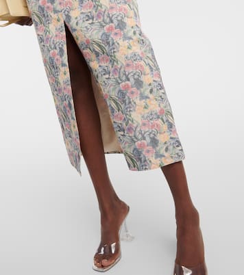 Robe midi à encolure bardot | Markarian