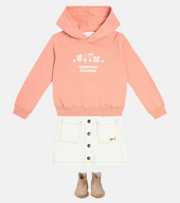 Tita cotton jersey hoodie | Bonpoint