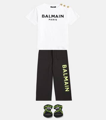 Cotton-blend sweatpants | Balmain Kids