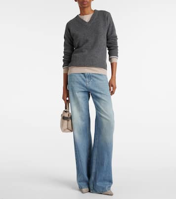 Jean ample à taille haute | Brunello Cucinelli