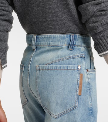 Jean ample à taille haute | Brunello Cucinelli