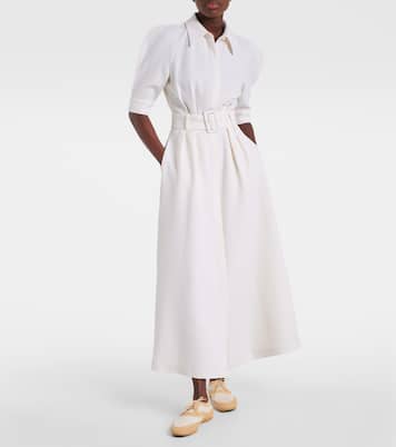 Zapatos brogue Idana de paja con piel | Clergerie