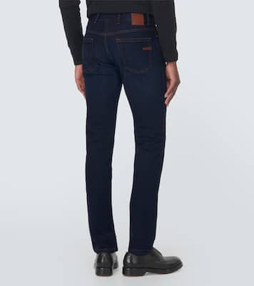 Roccia low-rise slim jeans  | Zegna