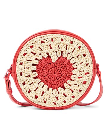 Woven faux leather shoulder bag | Stella McCartney Kids