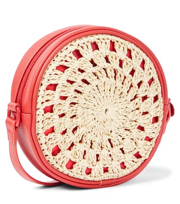 Woven faux leather shoulder bag | Stella McCartney Kids