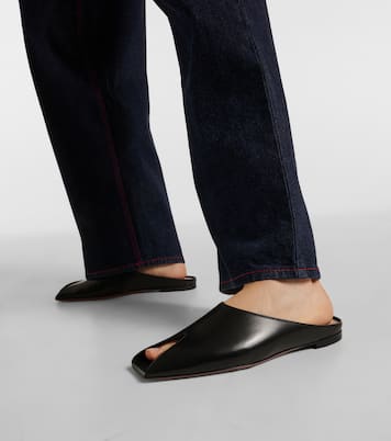 Mules Spike de piel | Alaïa