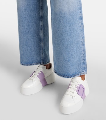 Plateau-Sneakers Viv’ Skate aus Leder | Roger Vivier