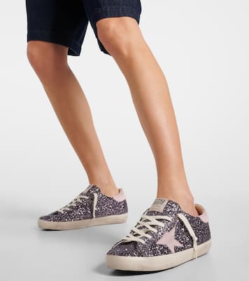 Sneakers Super-Star mit Glitter | Golden Goose