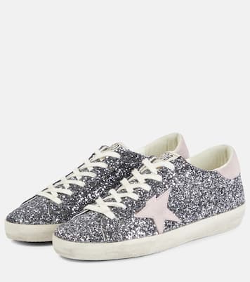 Sneakers Super-Star mit Glitter | Golden Goose
