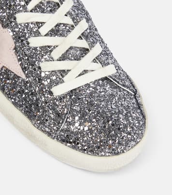 Sneakers Super-Star mit Glitter | Golden Goose