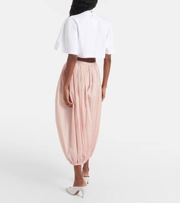 Cropped-Top aus Baumwolle | Alaïa