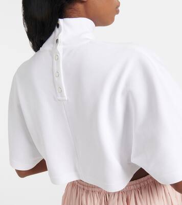 Cropped-Top aus Baumwolle | Alaïa