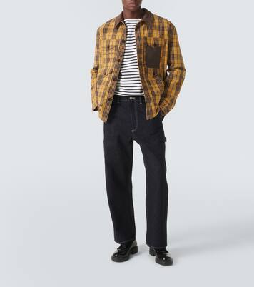 Checked cotton flannel jacket | Junya Watanabe
