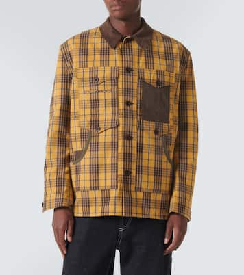 Checked cotton flannel jacket | Junya Watanabe