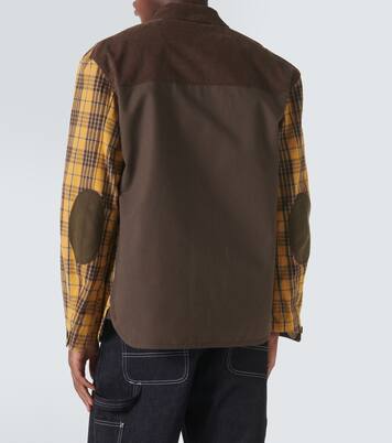 Checked cotton flannel jacket | Junya Watanabe