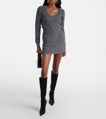 Minirock aus Wolle | Alessandra Rich