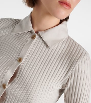 Polopullover aus Rippstrick | Vince