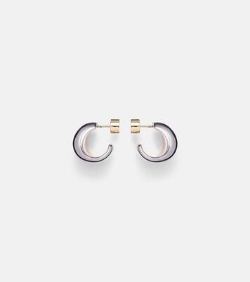 Chavez Micro yellow and white gold hoop earrings | Jennifer Fisher