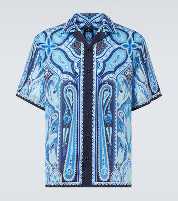 Printed cotton bowling shirt | Etro