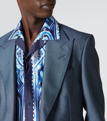 Printed cotton bowling shirt | Etro