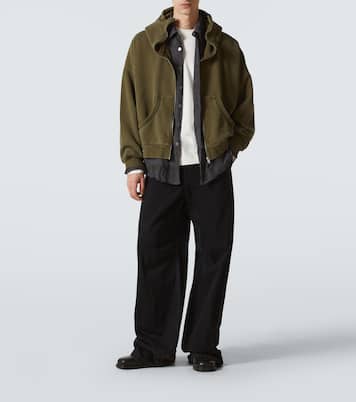 Cotton jersey hoodie | Entire Studios