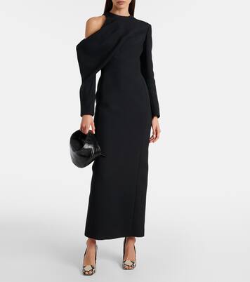 Robe longue Tray asymétrique | Khaite