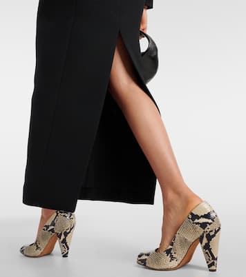 Robe longue Tray asymétrique | Khaite