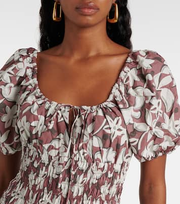 Abito corto in popeline di cotone | Faithfull