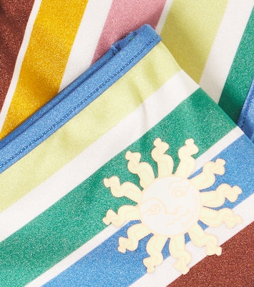 Everley striped racerback swimsuit | Zimmermann Kids