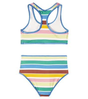 Everley striped racerback swimsuit | Zimmermann Kids