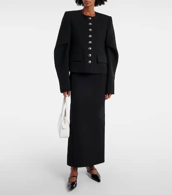 Schultertasche Simona aus Leder | Khaite