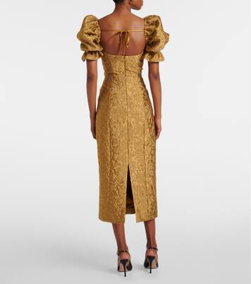 Robe midi Farrah à fleurs | Markarian