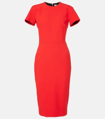 Midikleid aus Crêpe | Victoria Beckham