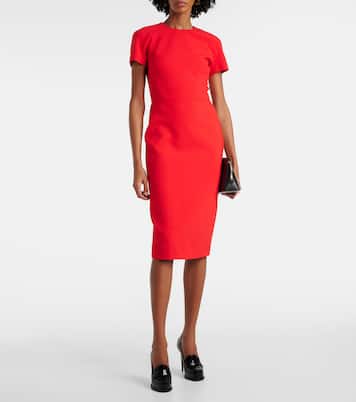 Midikleid aus Crêpe | Victoria Beckham