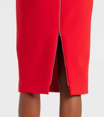 Midikleid aus Crêpe | Victoria Beckham
