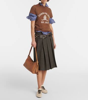 Aimée Medium leather shoulder bag | Prada