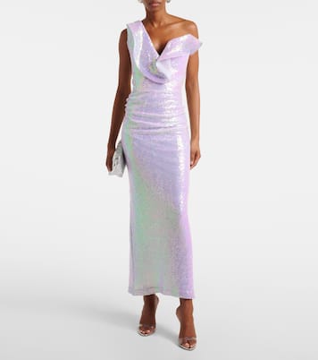 Abito lungo Requiem con paillettes | Maticevski