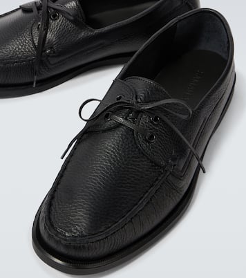 Segelschuhe City Moc aus Leder | Saman Amel
