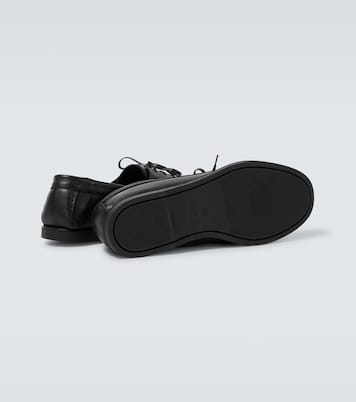 Segelschuhe City Moc aus Leder | Saman Amel