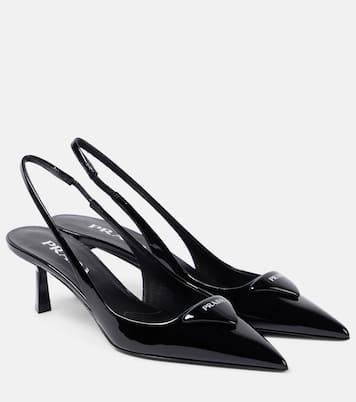 Pumps slingback in vernice | Prada