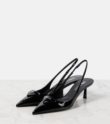 Pumps slingback in vernice | Prada