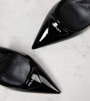 Pumps slingback in vernice | Prada