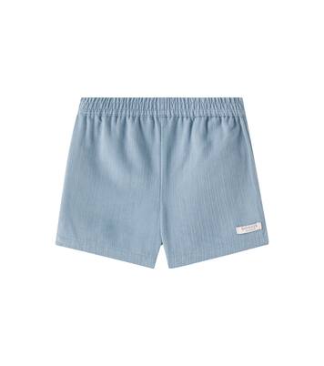 Baby Cyriel striped cotton jersey shorts | Donsje